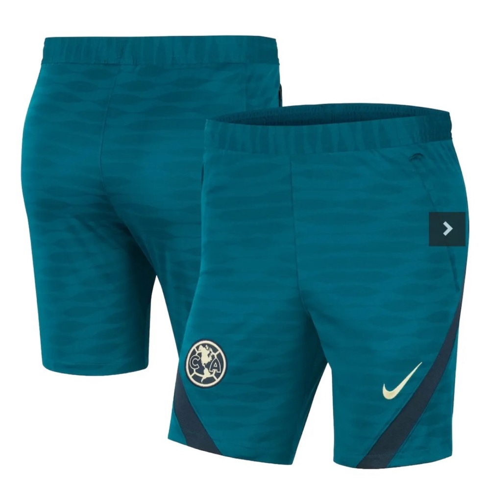 Club America Nike Strike Performance Slim Fit Men’s Soccer Shorts Color Teal